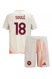 AS Roma Matias Soule #18 Babytruitje Uit tenue Kind 2024-25 Korte Mouw (+ Korte broeken)